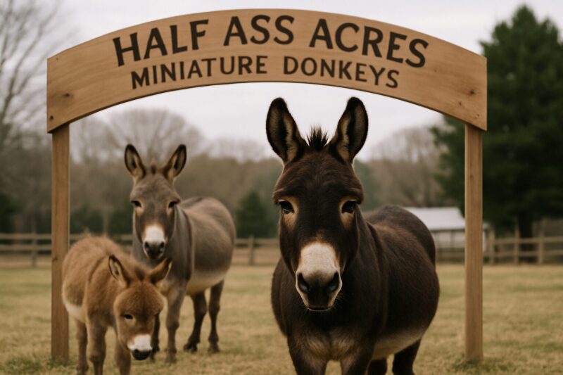 Half Ass Acres Miniature Donkeys