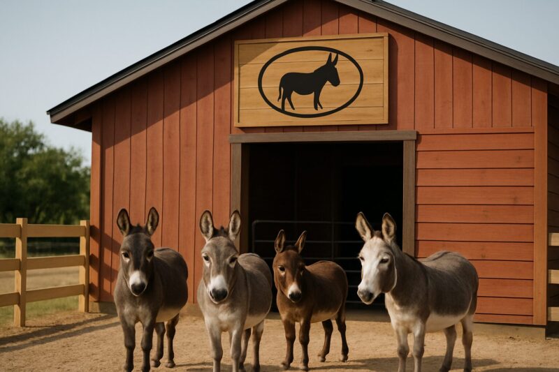 Kitty’s Kickass Corral – miniature donkeys